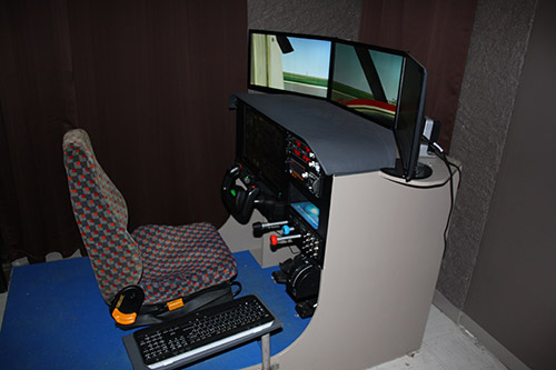 vue d'ensemble du simulateur de vol
